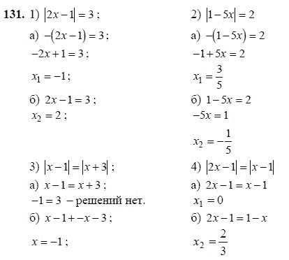Ответ к задаче № 131 - Ш.А Алимов, гдз по алгебре 7 класс