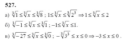 Ответ к задаче № 527 - Ю.Н. Макарычев, гдз по алгебре 9 класс